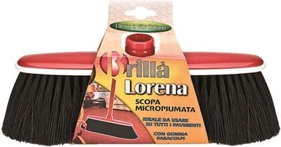 SCOPA LORENA PER INTERNI CON PARACOLPI