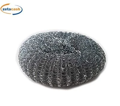 SPUGNA IN ACCIAIO ABRASIVA ZINCATA 80 GRAMMI