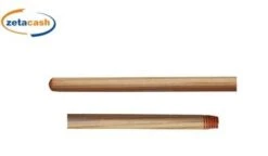 MANICO SCOPA LEGNO VERNICIATO TRASPARENTE 130 CM