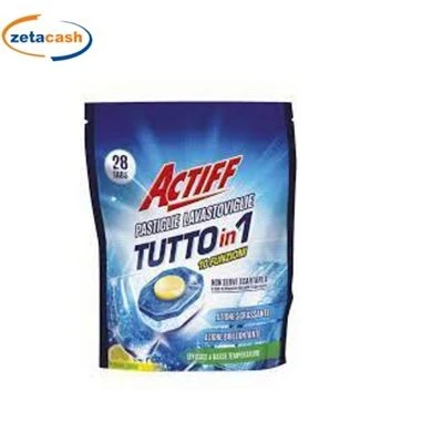PASTIGLIE LAVASTOVIGLIE ACTIFF 28 PZ TUTTO IN 1