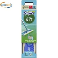 SWIFFER WET KIT CON 6 PANNI RICARICA