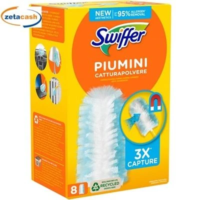 SWIFFER DUSTER RICARICA 8 PIUMINI CATTURAPOLVERE