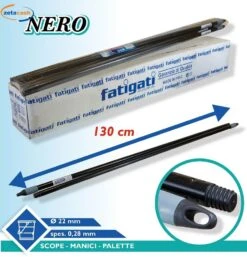 MANICO NERO IN METALLO