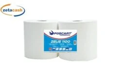 ASCIUGATUTTO 2 ROTOLI ZEUS 1100 LIGHT 2 VELI IN CELLULOSA