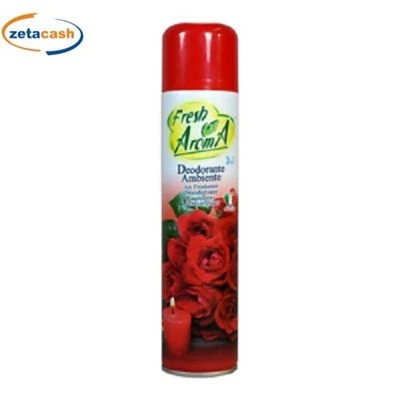 DEODORANTE AMBIENTE FRESH AROMA 300 ML ROSE ROSSE