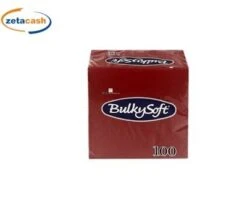 CONF. 100 TOVAGLIOLI 2 VELI CM.24 BORDEAUX BULKY SOFT
