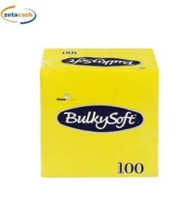 CONF. 100 TOVAGLIOLI 2 VELI CM.24 GIALLO BULKY SOFT