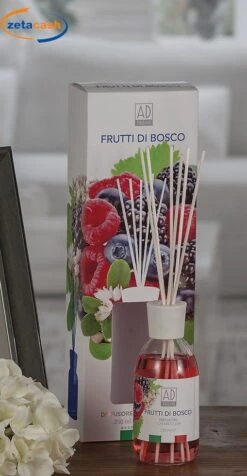 DIFFUSORE DI FRAGRANZA CON MIDOLLINI FRUTTI DI BOSCO 250 ML