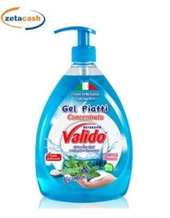 VALIDO GEL PIATTI 1000 ML MENTA E BICARBONATO