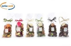 POTPOURRY PROFUMATO IN SACCHETTO TRASPARENTE